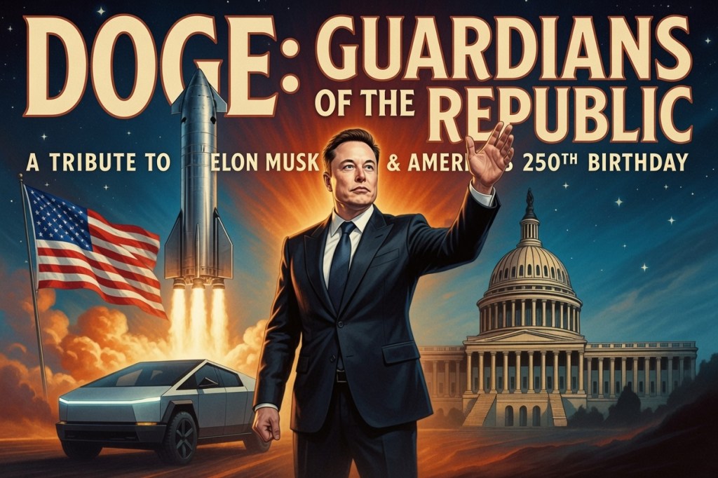 As America Turns 250, DOGE Sunsets: A Tribute to Elon Musk & the Guardians of the Republic